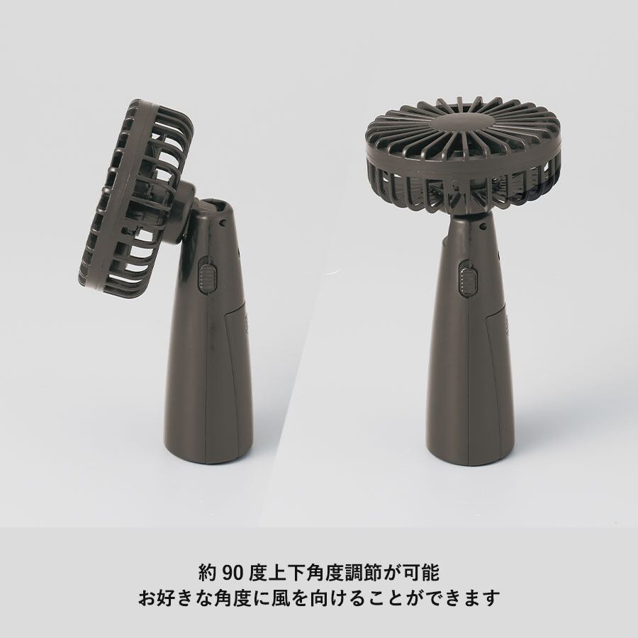ポータブル首かけハンディファン クールグッズ 熱中症対策グッズ スタンドファン 首掛けファン トレードワークス