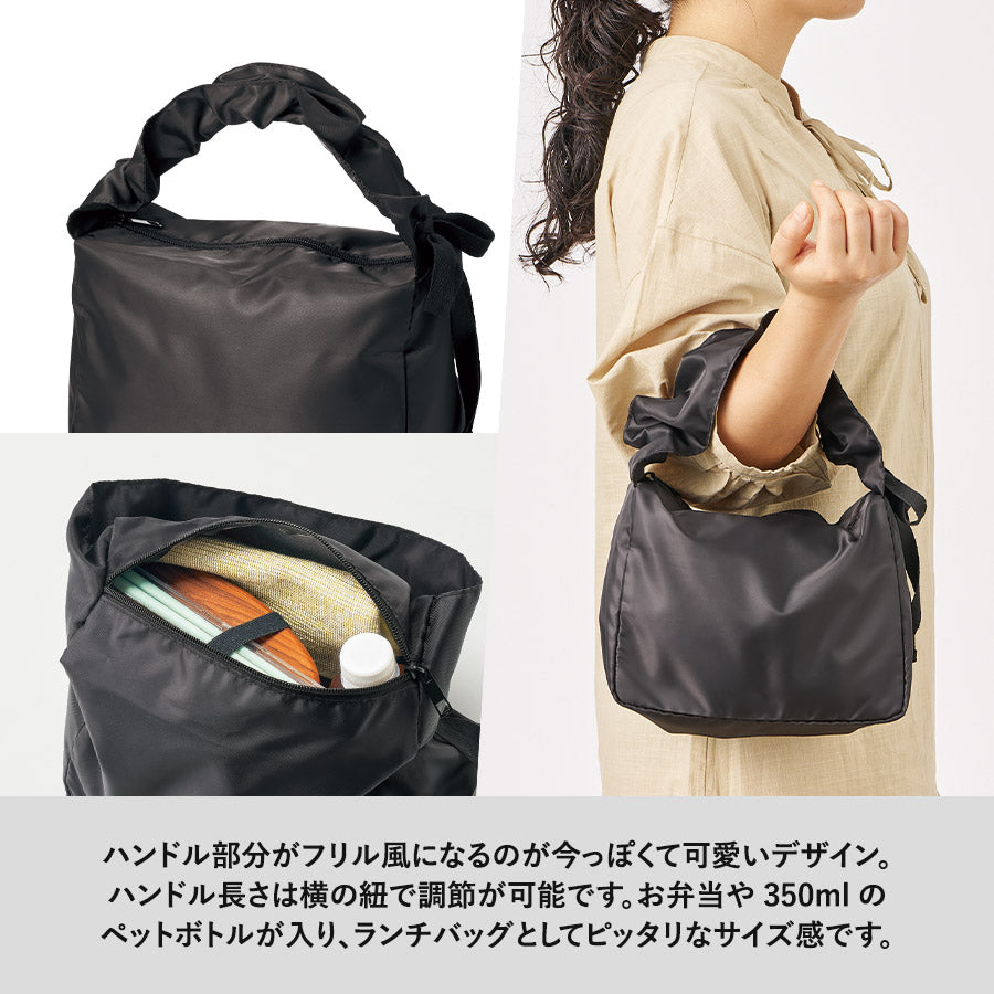 【送料無料】ライトクーラーランチトート ランチ保冷バッグ 折りたたみ 軽量 コンパクト 弁当バッグ